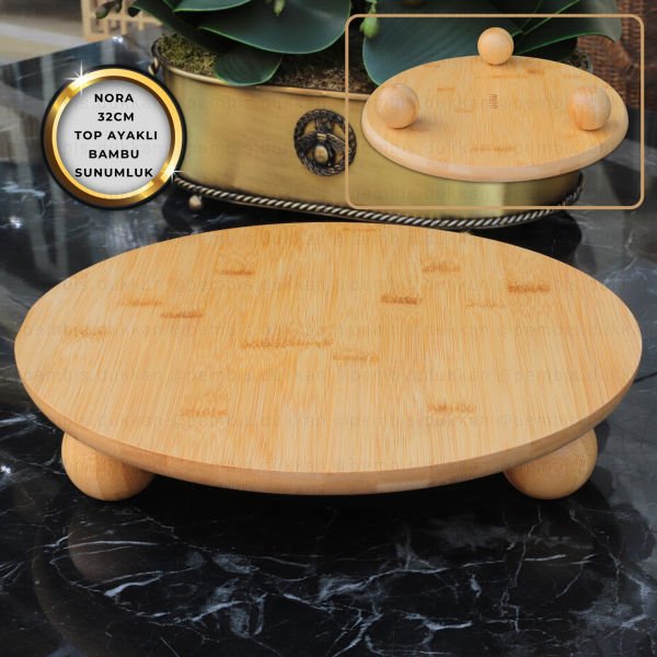 LOTUS MASA ORTASI BAMBU STANDLI, ÇEREZ & REÇELLİK KOMBİN SET 11 (985)