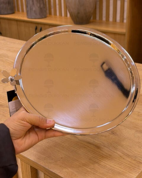 Silver Ayaklı Yuvarlak Sunumluk (P-341.135932)