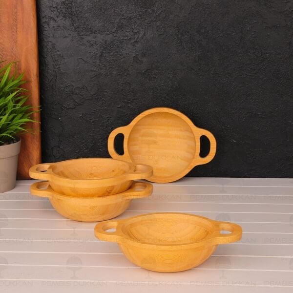 1 ADET BAMBU CARMEN KÜÇÜK BOY KULPLU KASE (7B196)