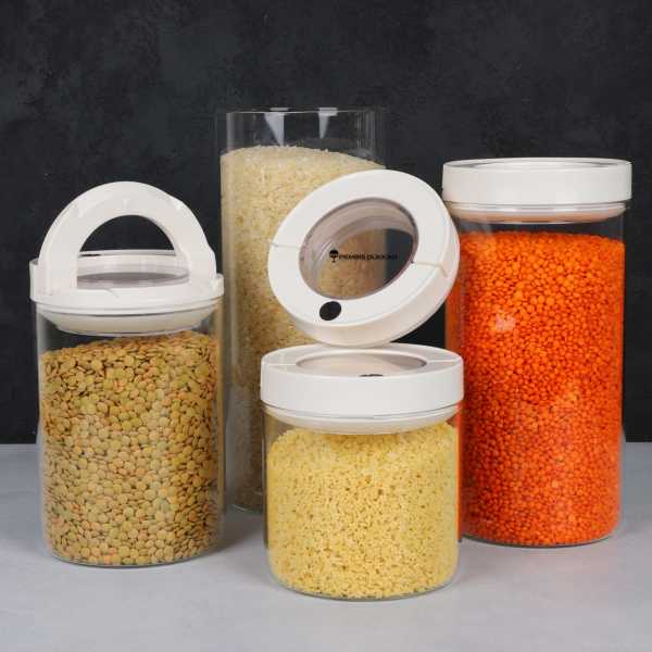 BEYAZ TESORA 1300ML ERZAK KAVANOZU (NO:2)