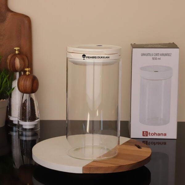 BEYAZ TESORA 1650ML ERZAK KAVANOZU (NO:3)