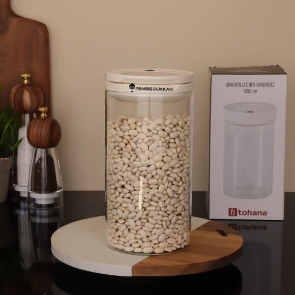 BEYAZ TESORA 1650ML ERZAK KAVANOZU (NO:3)