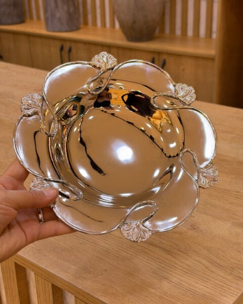 Luxe Metallic Ayaklı Kase (P-399.137400)