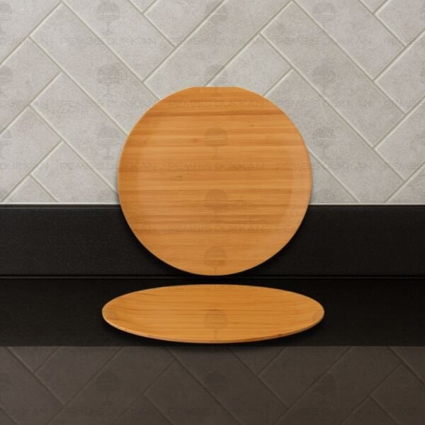 1 ADET BAMBU YUVARLAK 25CM KAHVALTI & YEMEK SERVİS (7B220)