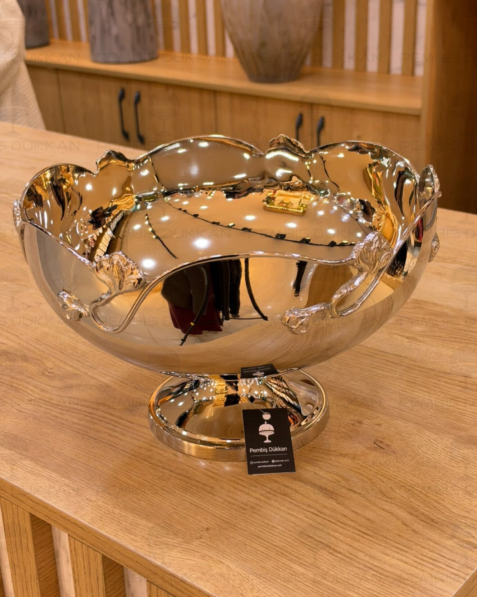 Luxe Metallic Ayaklı Mega Kase (P-399.137370)