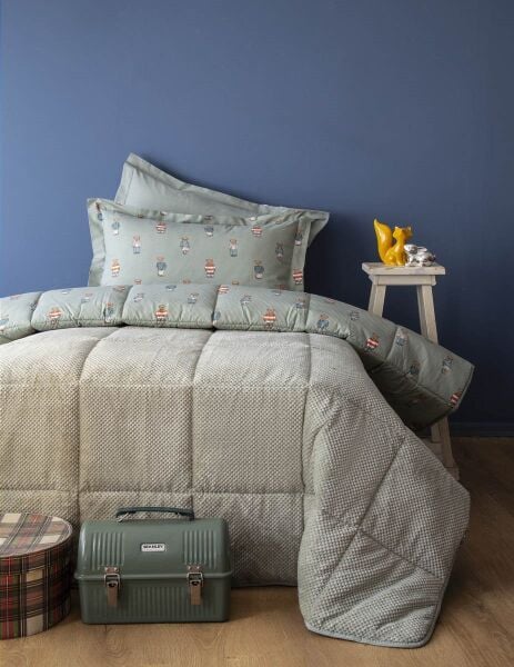 TEDDY YEŞİL SOFTLY TEK KİŞİLİK UYKU SETİ