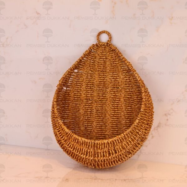 2Lİ RATTAN DAMLA MODEL ASKILI ÇİÇEKLİK