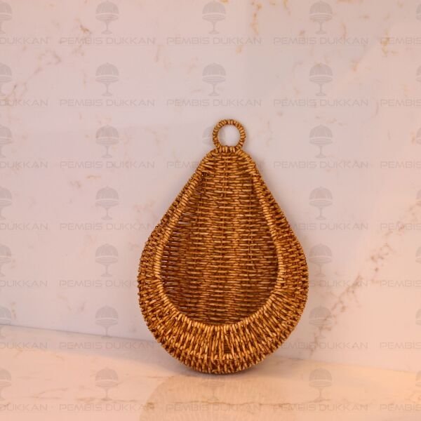 2Lİ RATTAN DAMLA MODEL ASKILI ÇİÇEKLİK