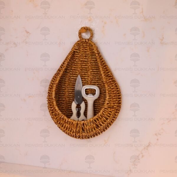 2Lİ RATTAN DAMLA MODEL ASKILI ÇİÇEKLİK