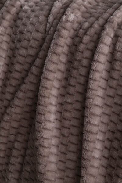 TRUSTY JAKAR DESEN TEK KİŞİLİK BATTANİYE 160x220CM - VİZON