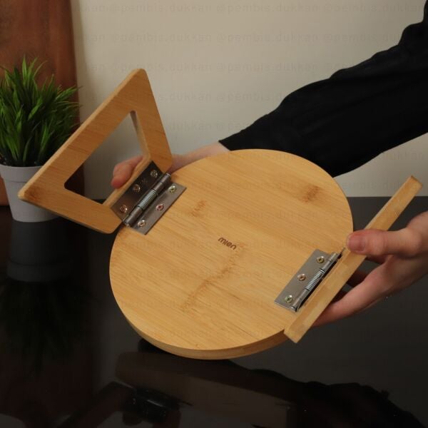 BAMBU YUVARLAK  KOLTUK KENARI - KOLÇAK - KOLTUK TEPSİSİ (1431)