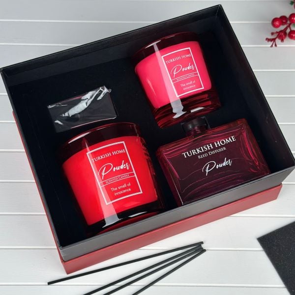 Turkısh Home Powder Kokulu Mum Set