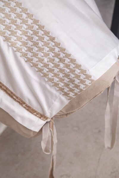 İCON KADİFE ÇİFT KİŞİLİK UYKU SETİ - BEJ