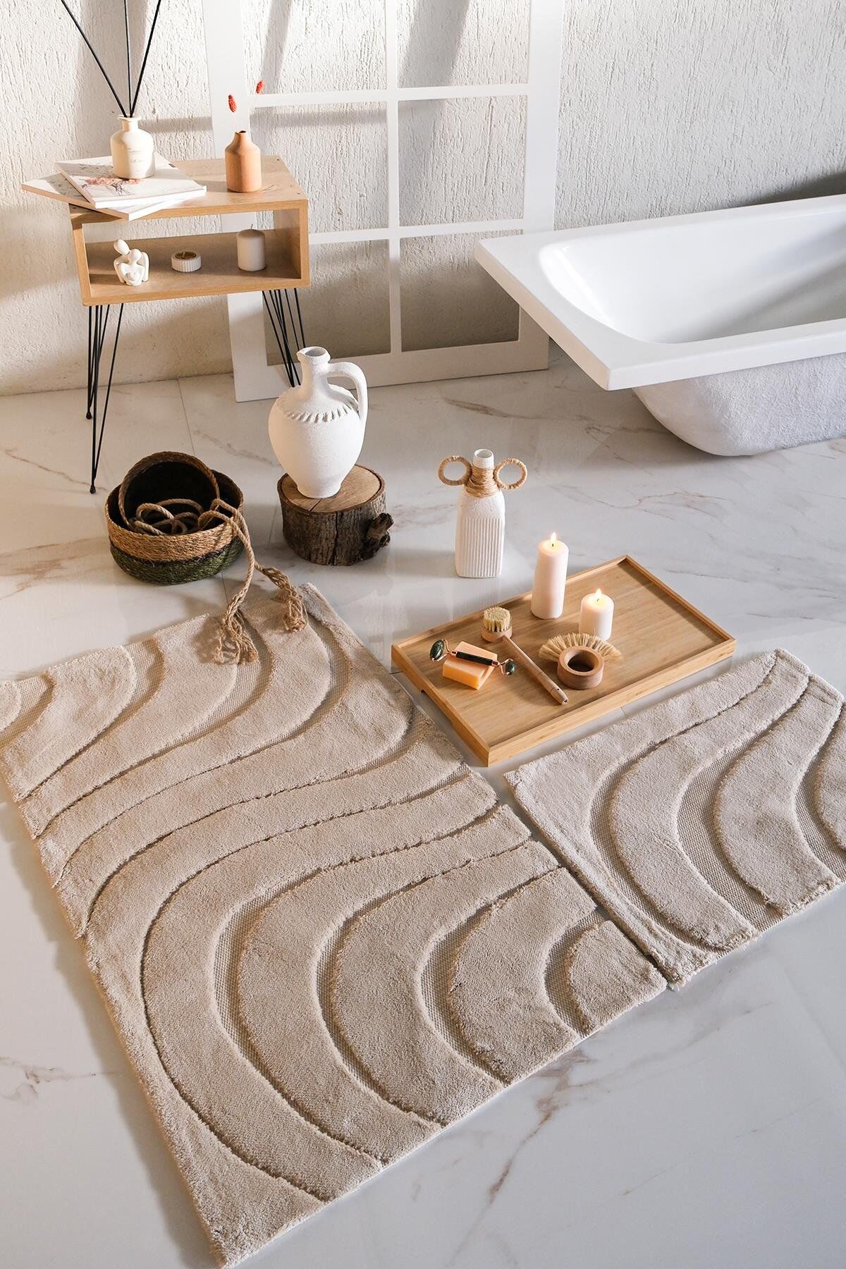 HCW VAVEN PASPAS SETİ BEJ / 40x60-60x100CM