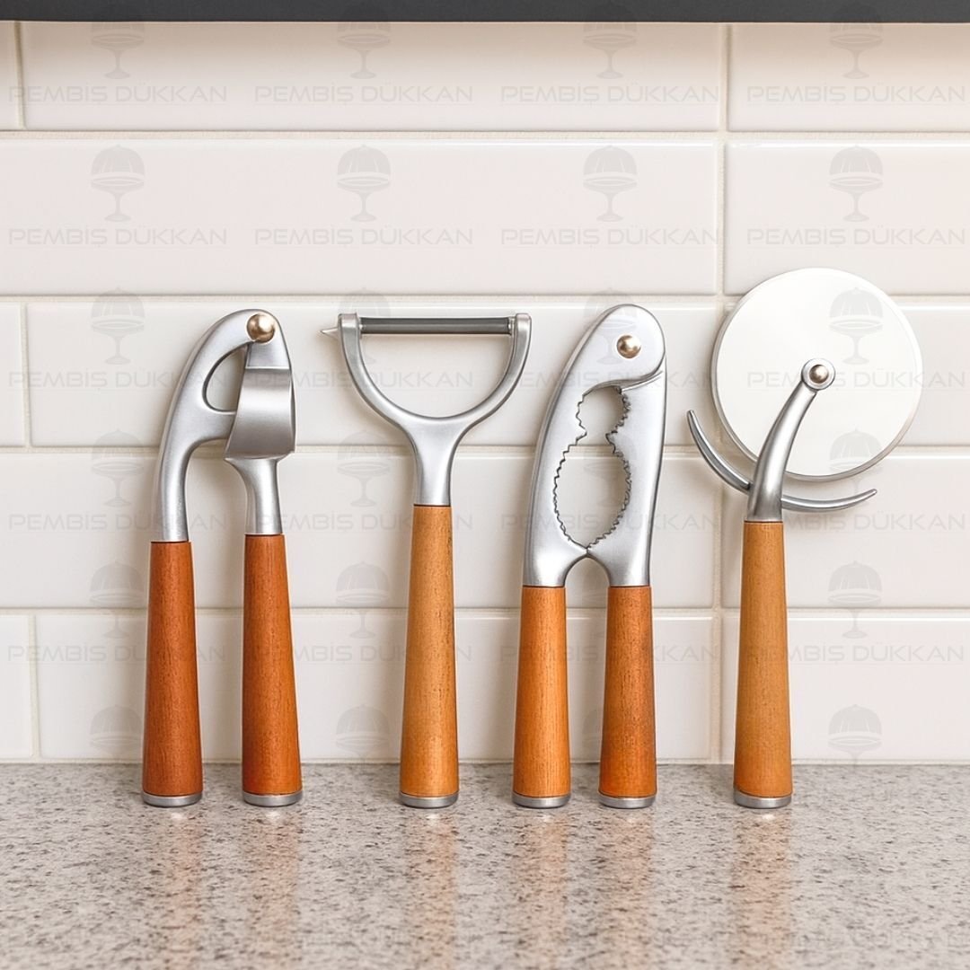 4LÜ PRATEG AKASYA SAPLI, PRATİK GEREÇLER KOMBİN SET NO4