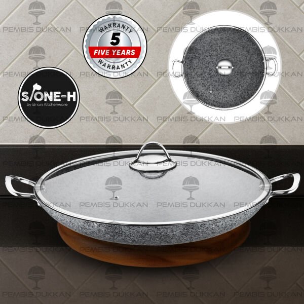 BRİONİ STONE-H 38 CM ŞEF TENCERESİ