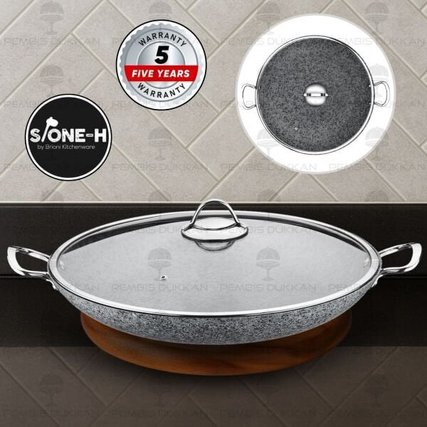 BRİONİ STONE-H 38 CM ŞEF TENCERESİ