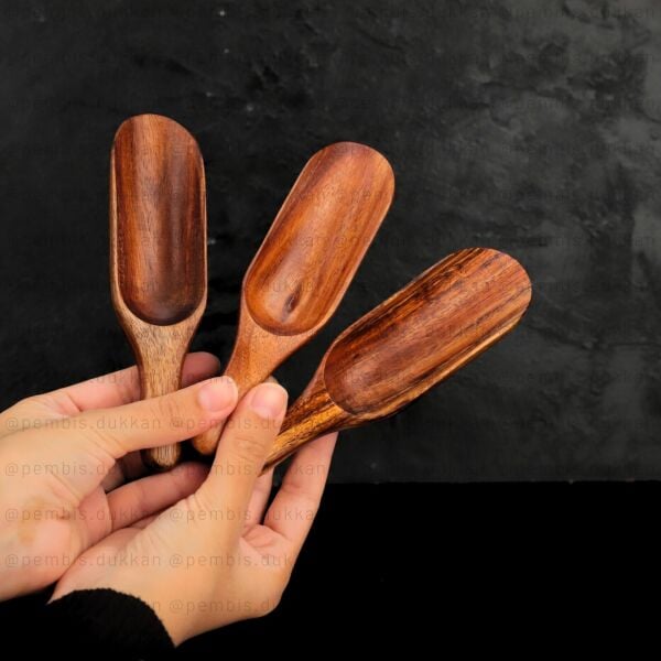 1 ADET AKASYA KÜREK ÇAY ÖLÇÜ KAŞIĞI (7B158)