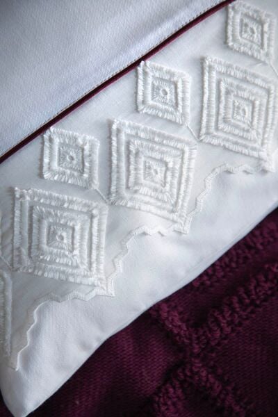 ELLİON TRİKOLU ÇİFT KİŞİLİK BATTANİYELİ NEVRESİM TAKIMI