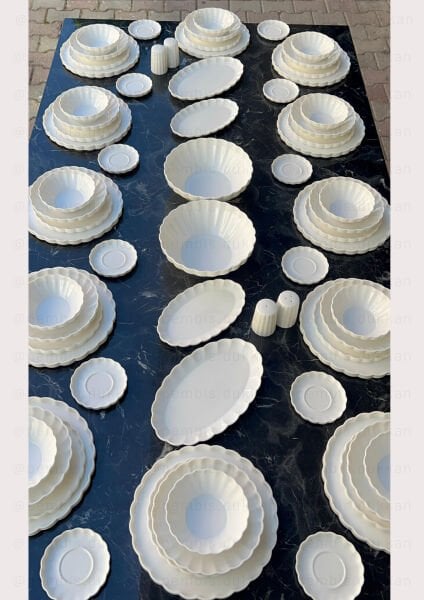 İSTİRİDYE 12 KİŞİLİK 70 PARÇA YEMEK TAKIMI