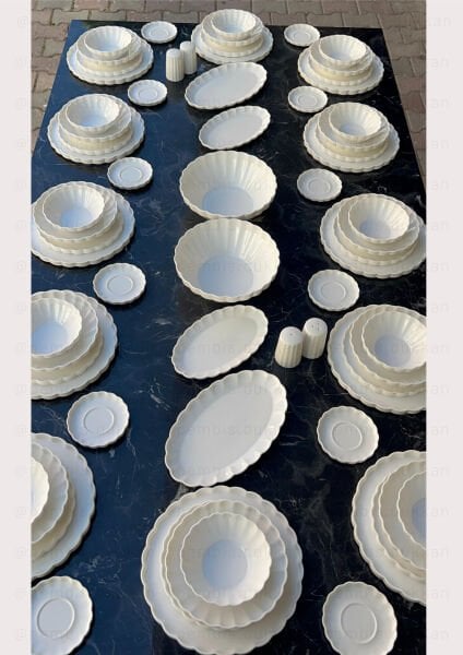 İSTİRİDYE 12 KİŞİLİK 70 PARÇA YEMEK TAKIMI