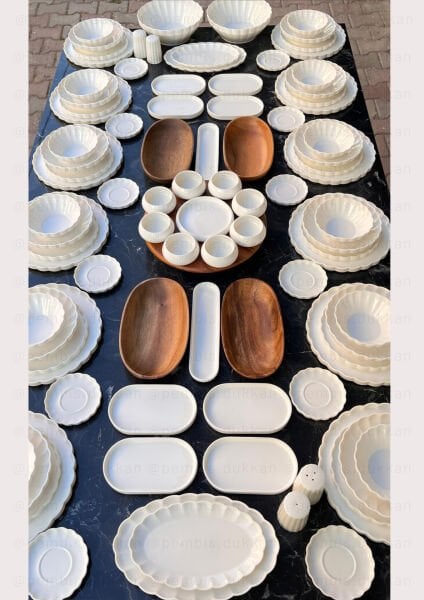 İSTİRİDYE 12 KİŞİLİK 94 PARÇA YEMEK & KAHVALTI TAKIMI