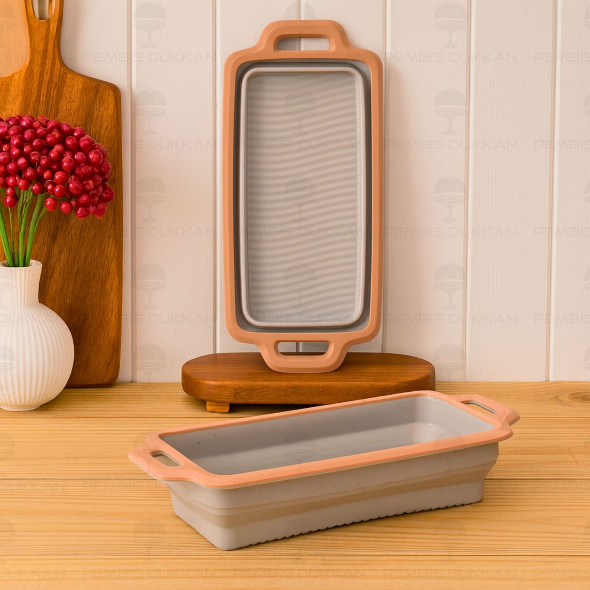 VARİ BATON KATLANABİLİR SİLİKON KEK KALIBI (6105)