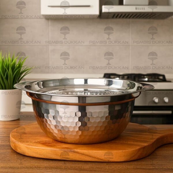 ASOS 25CM ÇELİK KARIŞTIRMA & MİKSER KABI (SZG357)