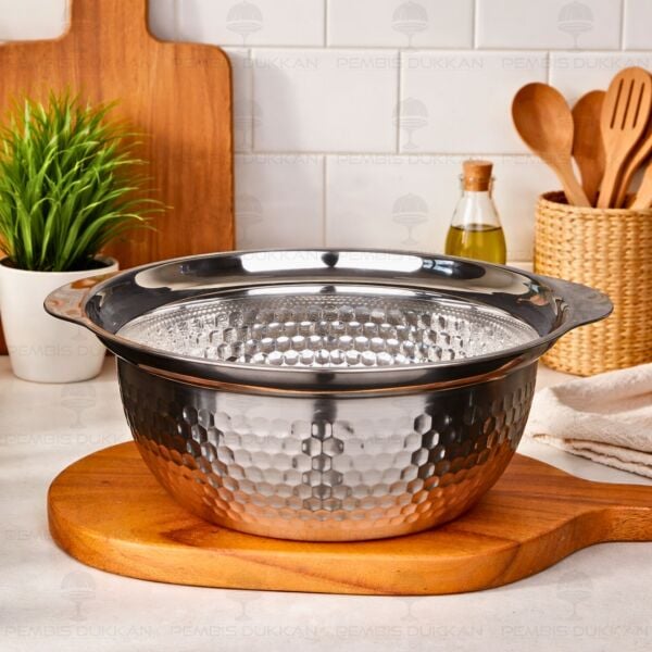 ASOS 25CM ÇELİK KARIŞTIRMA & MİKSER KABI (SZG357)