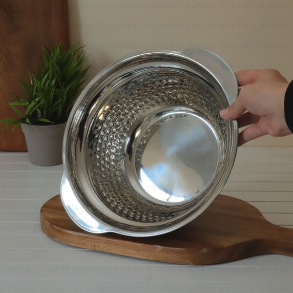 25 CM ÇELİK KARIŞTIRMA&MİKSER KABI