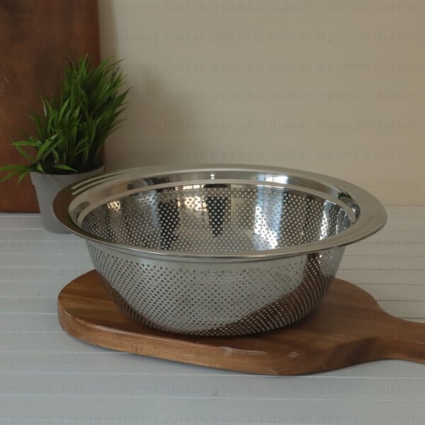 29 CM ÇELİK KULPLU SÜZGEÇ