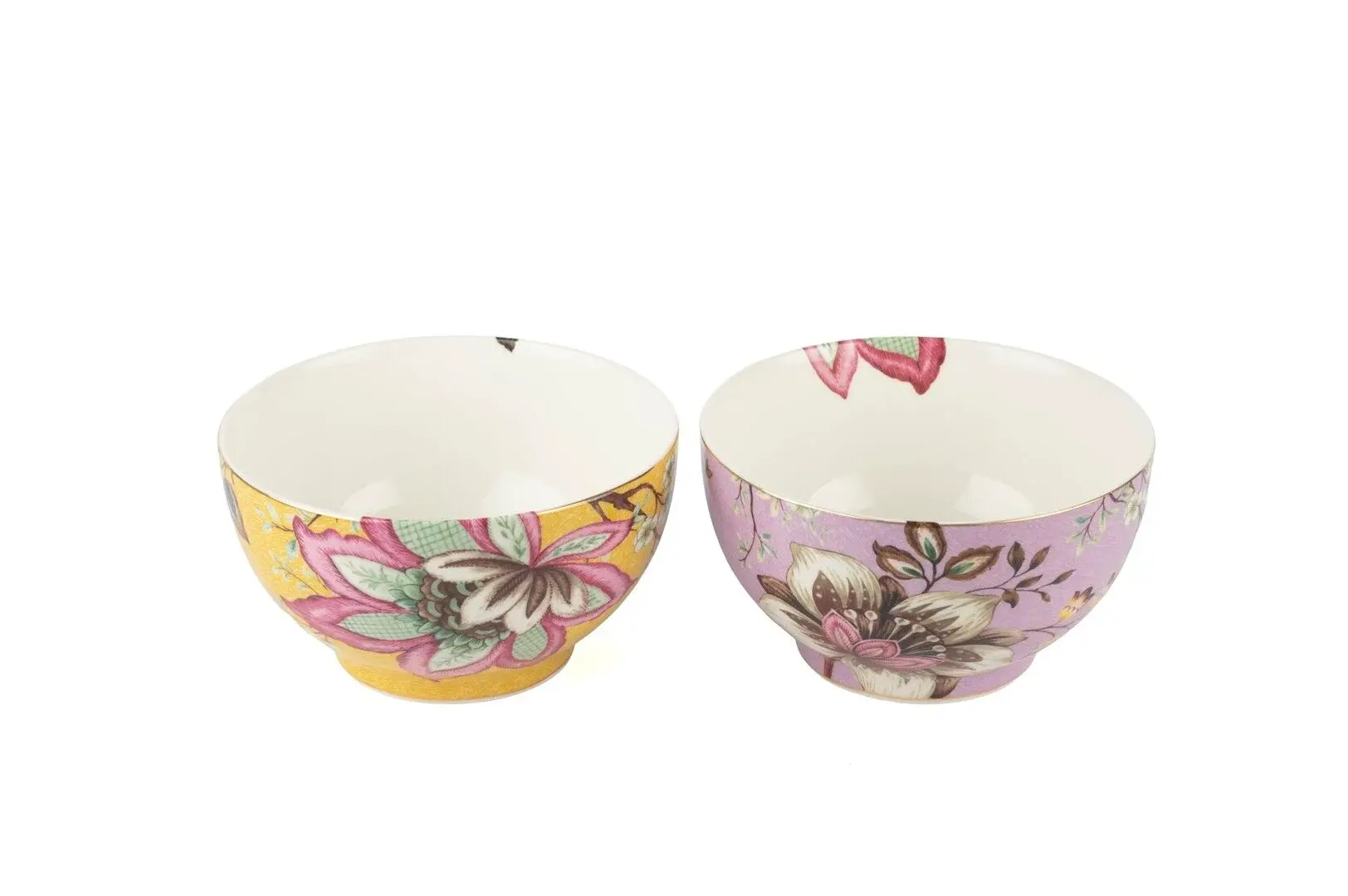 Peony 2li Lila Sarı Kase