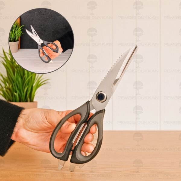 SİYAH PRO MUTFAK MAKASI (1552)