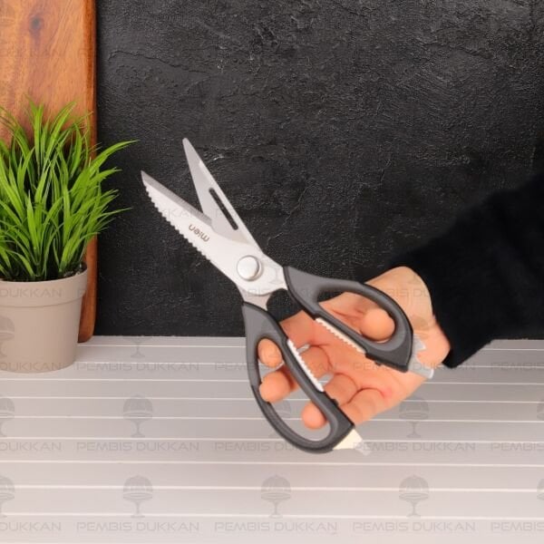 SİYAH PREMİUM MUTFAK MAKASI NO2 (1552)