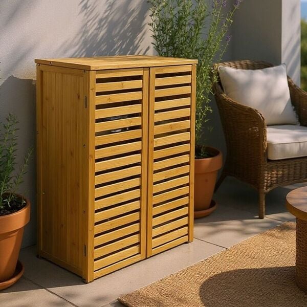 BAMBU RAFLI, ÇOK AMAÇLI BOHEM DOLAP & AYAKKABILIK (JW0094)