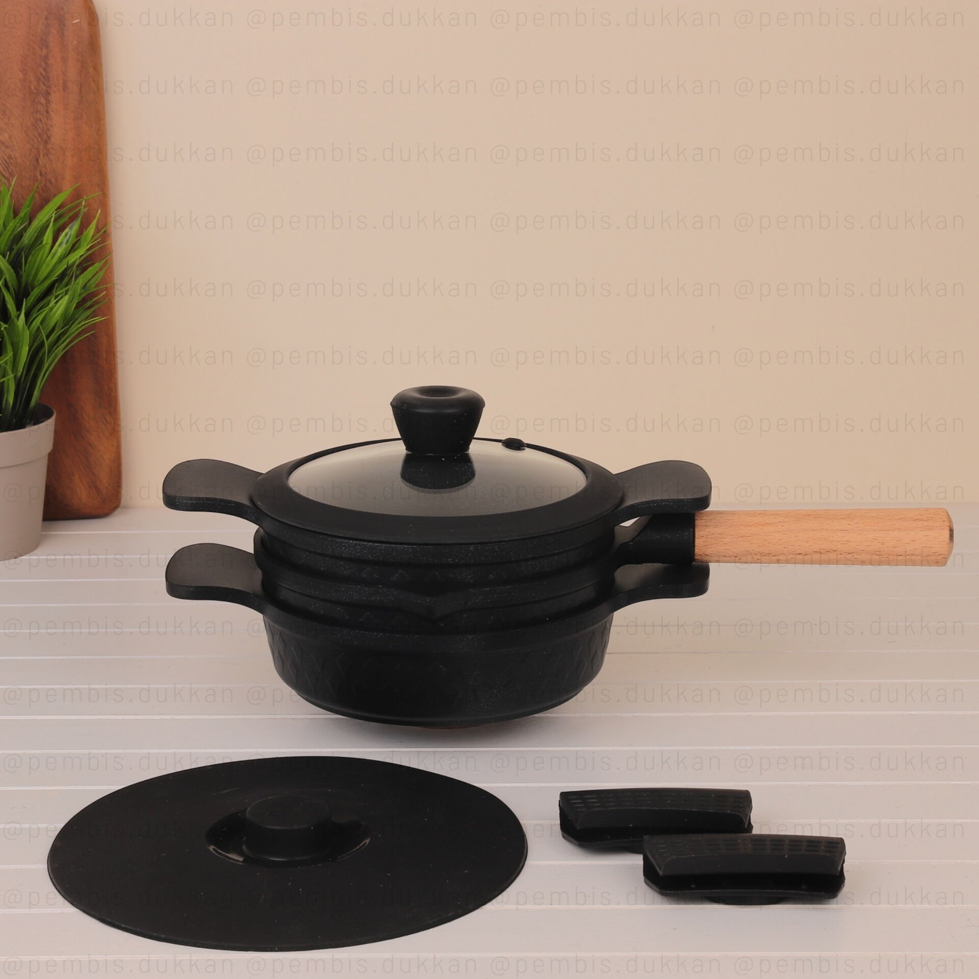 BRİONİ DİAMOND 5 PARÇA MİDİ SET