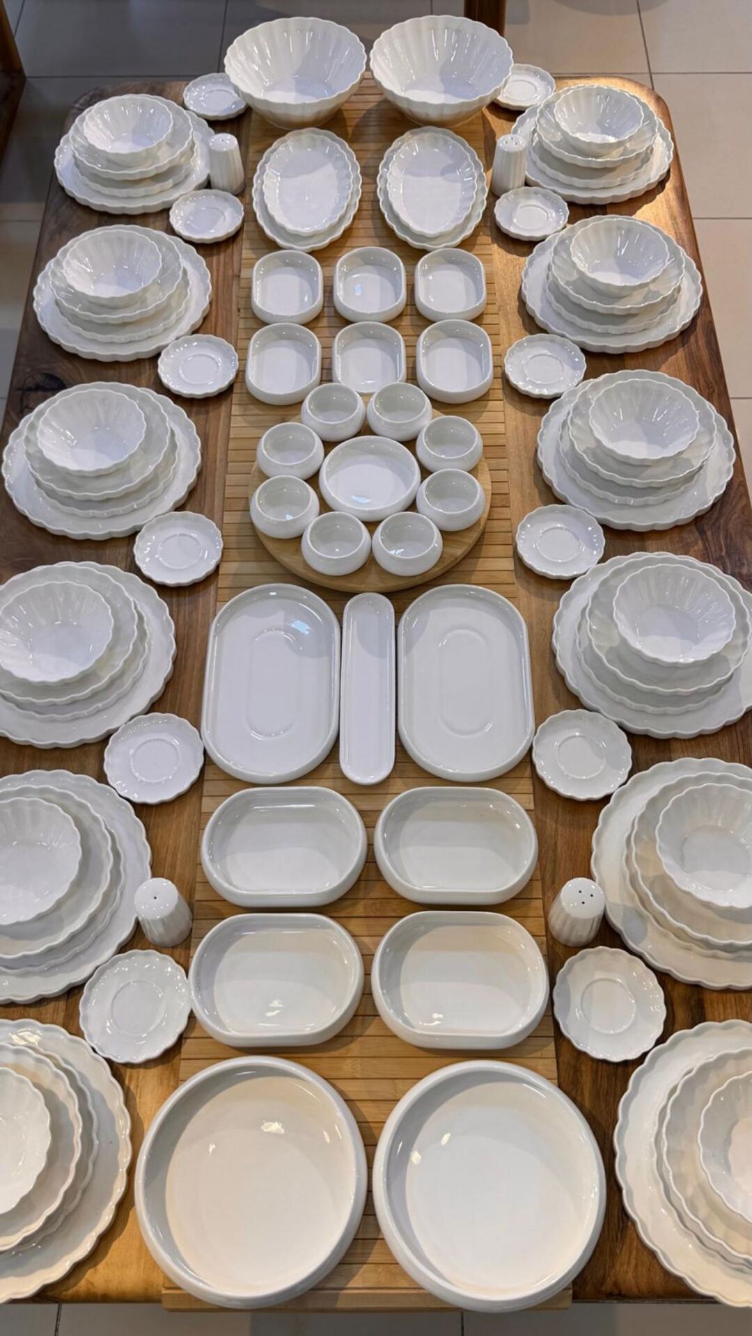 İSTİRİDYE 12 KİŞİLİK 95 PARÇA YEMEK & KAHVALTI TAKIMI KOMBİN