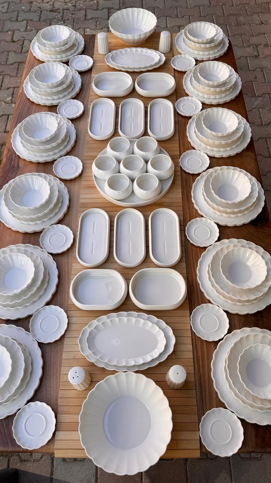 İSTİRİDYE 12 KİŞİLİK 88 PARÇA YEMEK & KAHVALTI TAKIMI