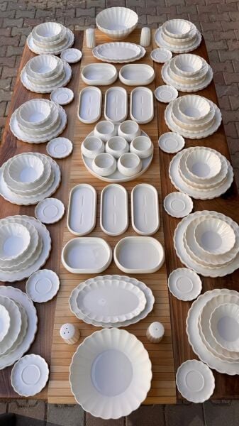 İSTİRİDYE 12 KİŞİLİK 88 PARÇA YEMEK & KAHVALTI TAKIMI