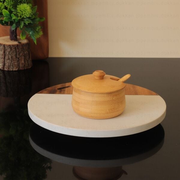 1 ADET BAMBU KAŞIKLI BAHARATLIK (7B184)