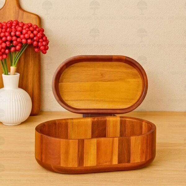 AKASYA OVAL DERİN ORTA SALATA - MEZE SERVİS & KAYIK (7B243)