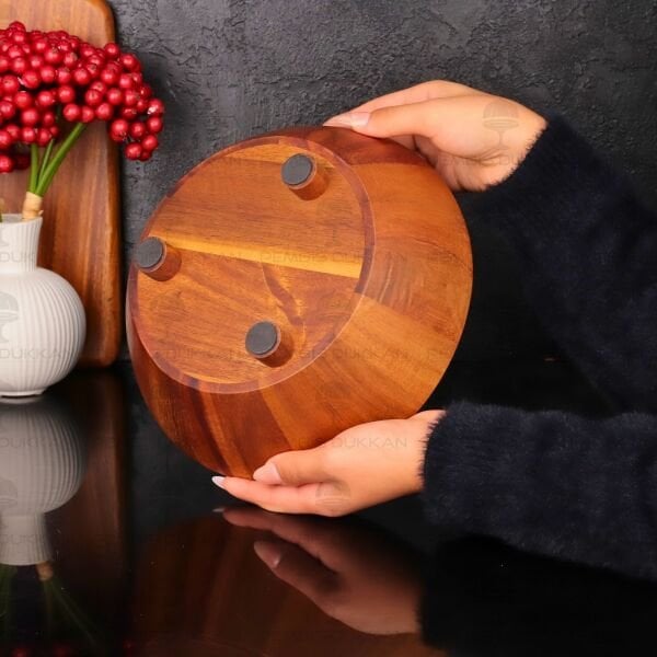 AKASYA 3 AYAKLI SALATA - MEZE SERVİS & MEYVELİK KASE (7B204)