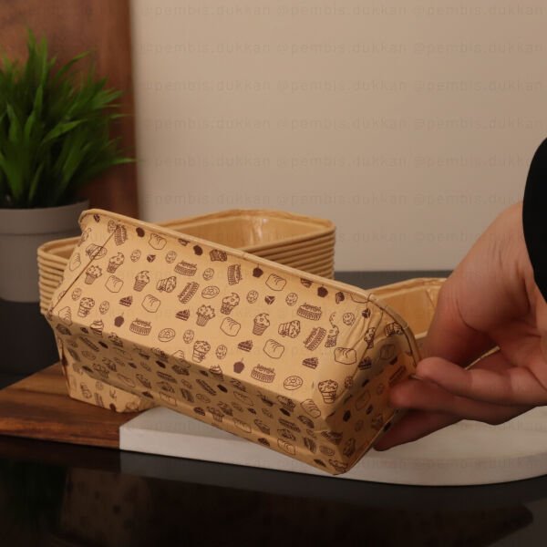 12Lİ BÜYÜK DİKDÖRTGEN CUPCAKE KALIBI (11059)