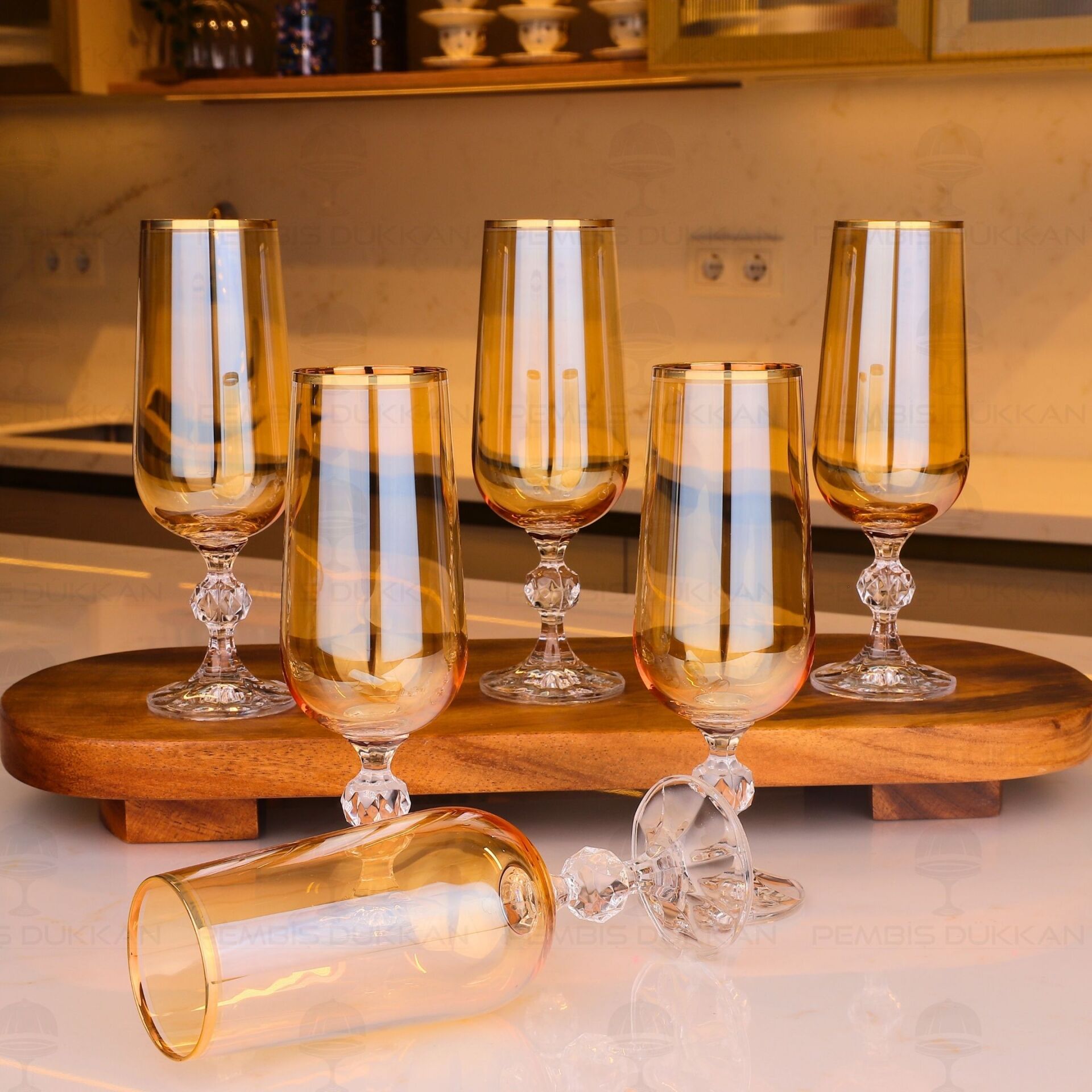 FLÜT BAL 6LI KAHVE YANI KADEH