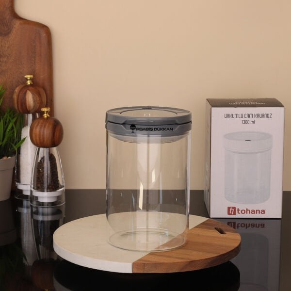 GRİ TESORA 1300ML ERZAK KAVANOZU (NO:2)