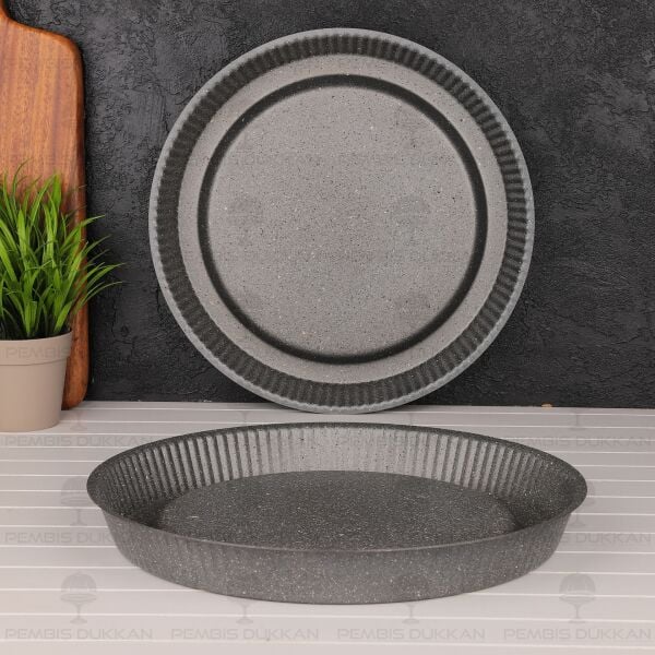30 CM BRİONİ DİAMOND GRİ TART & KEK KALIBI