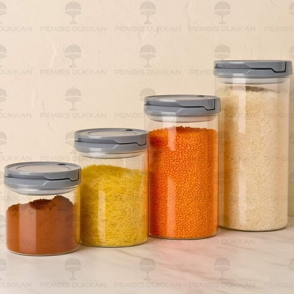 GRİ TESORA 1650ML ERZAK KAVANOZU (NO:3)