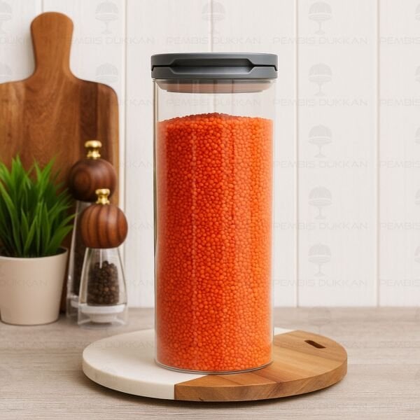 GRİ TESORA 2100ML ERZAK KAVANOZU (NO:4)