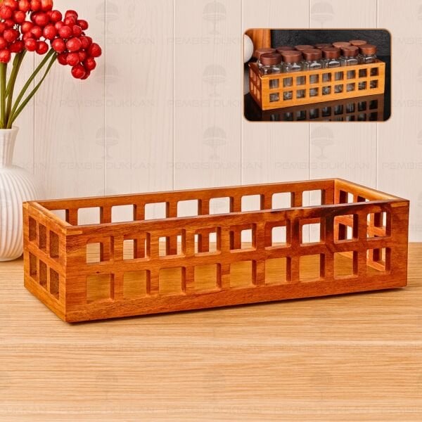 AKASYA KAFES KASA, UZUN DİKDÖRTGEN STAND & ORGANİZER (1536)