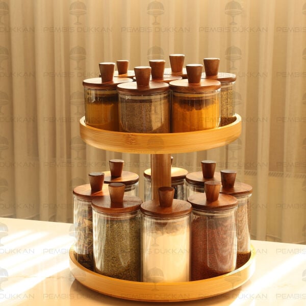 Döner Mekanizmalı Verona Baharatlık Kombin Set No 5
